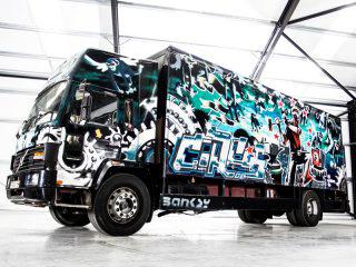 photo credit /Banksy Turbo Zone Truck