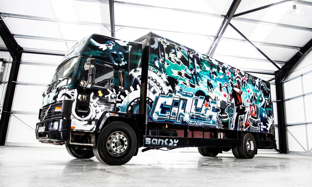 photo credit /Banksy Turbo Zone Truck