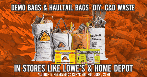 Demo Bags® 42 Gallon Contractor Trash Bags – Buy Now! - Haultail On-Demand  Delivery Network